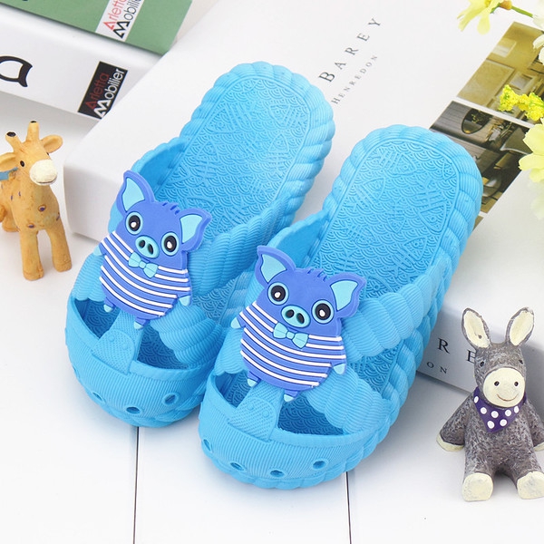 Παιδιά χρωματιστές παντόφλες - χοιρίδια - 4 μοντέλα για τα αγόρια και τα κορίτσια