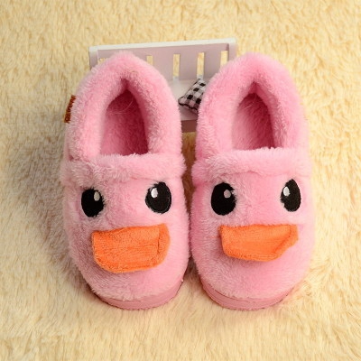 Τα παιδιά στο σπίτι παντόφλες με παπάκια σε μπλε, πράσινο, καφέ, ροζ, κίτρινο και πορτοκαλί