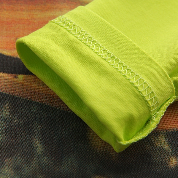 Детски тениски за момчета с анимация в бял и зелен цвят - 3 модела