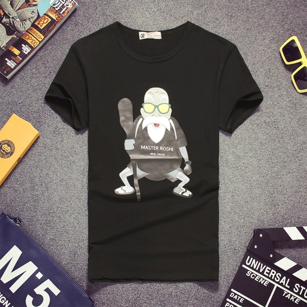 Мъжка тениска с къс ръкав за лятото и плаж - едноцветни и анимирани - стилни, модерни и газарски