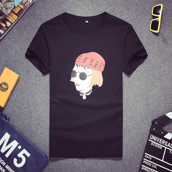 Мъжка тениска с къс ръкав за лятото и плаж - едноцветни и анимирани - стилни, модерни и газарски