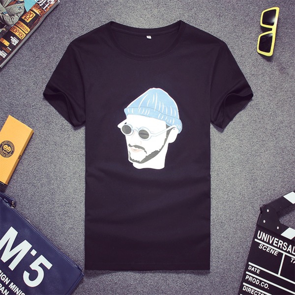 Мъжка тениска с къс ръкав за лятото и плаж - едноцветни и анимирани - стилни, модерни и газарски