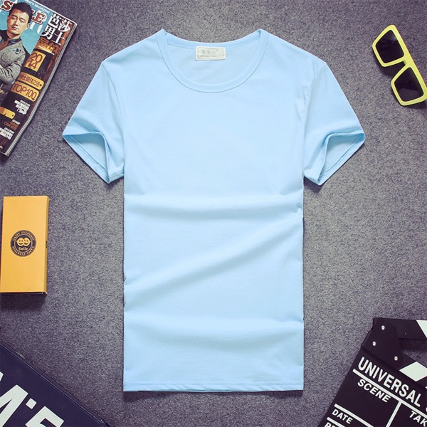 Мъжка тениска с къс ръкав за лятото и плаж - едноцветни и анимирани - стилни, модерни и газарски