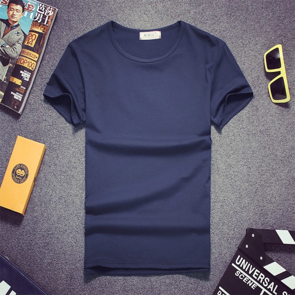 Мъжка тениска с къс ръкав за лятото и плаж - едноцветни и анимирани - стилни, модерни и газарски