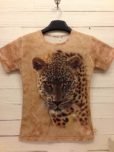 Мъжки тениски с къс ръкав - 3D - топ газарски модели с тигър, лъв, фараон и други невероятни модели