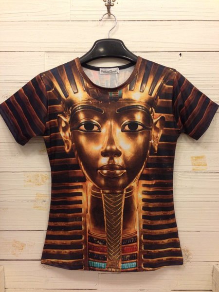 Мъжки тениски с къс ръкав - 3D - топ газарски модели с тигър, лъв, фараон и други невероятни модели