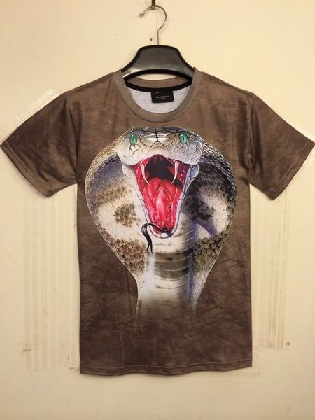 Мъжки тениски с къс ръкав - 3D - топ газарски модели с тигър, лъв, фараон и други невероятни модели