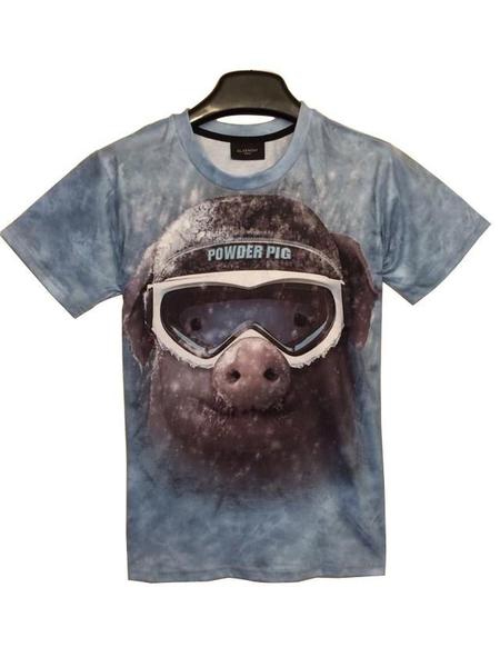 Мъжки тениски с къс ръкав - 3D - топ газарски модели с тигър, лъв, фараон и други невероятни модели