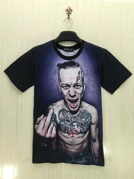 Мъжки тениски с къс ръкав - 3D - топ газарски модели с тигър, лъв, фараон и други невероятни модели