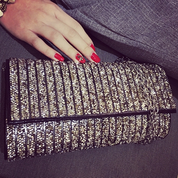 Κυρίες γυαλιστερό τσάντα