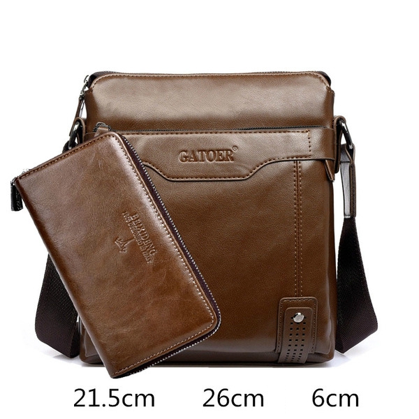 Модерни мъжки бизнес чанти с портмоне и без в син,кафяв и черен цвят - 16 модела