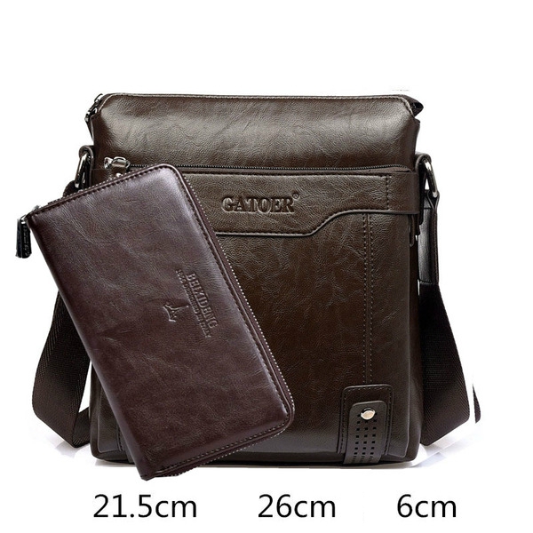 Модерни мъжки бизнес чанти с портмоне и без в син,кафяв и черен цвят - 16 модела