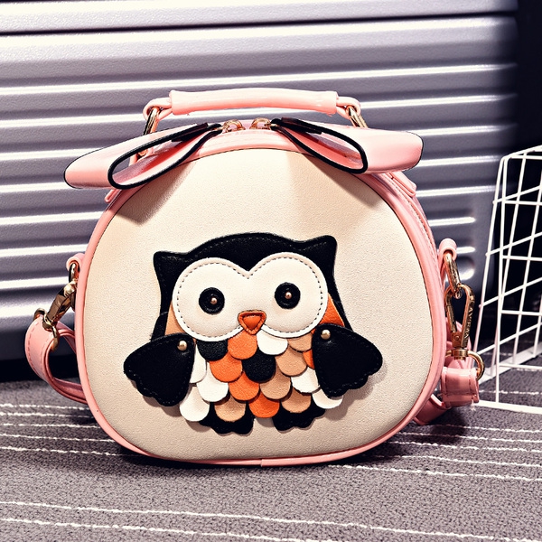 Γυναικεία τσάντα με σύγχρονες κουκουβάγια