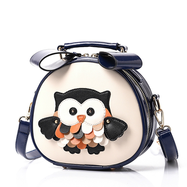 Γυναικεία τσάντα με σύγχρονες κουκουβάγια