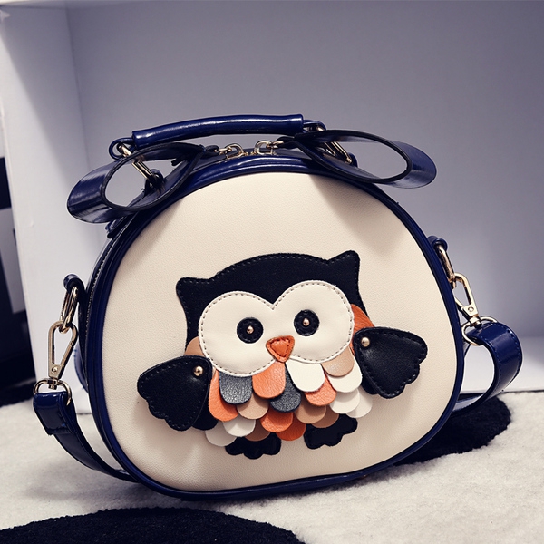 Γυναικεία τσάντα με σύγχρονες κουκουβάγια