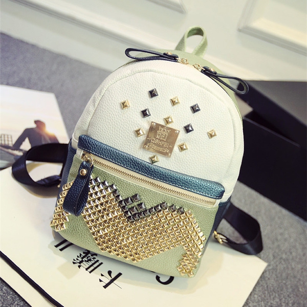 Γυναικείο  λαμπερό σακίδιο με καλύμματα σε τρία χρώματα