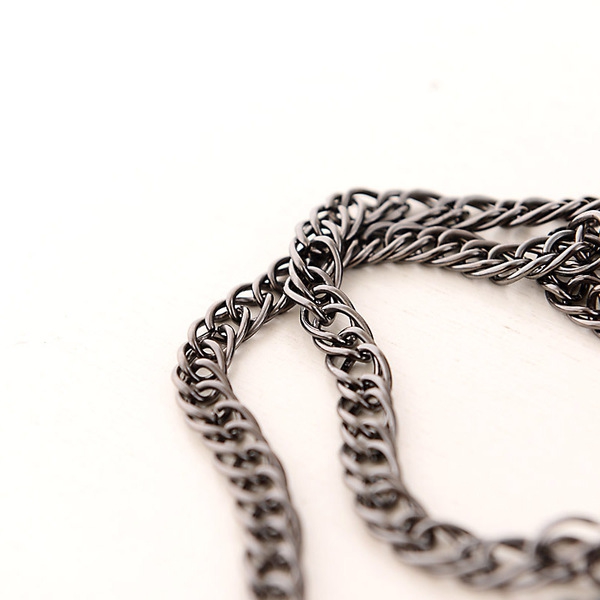 Τσάντα - κορδέλα με λευκό και μαύρο