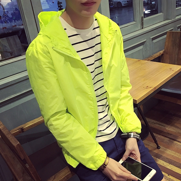 Λεπτά ανδρικά   μπουφάν  για την άνοιξη με κουκούλα άθλημα κομψή σε 10 διαφορετικά μοντέλα