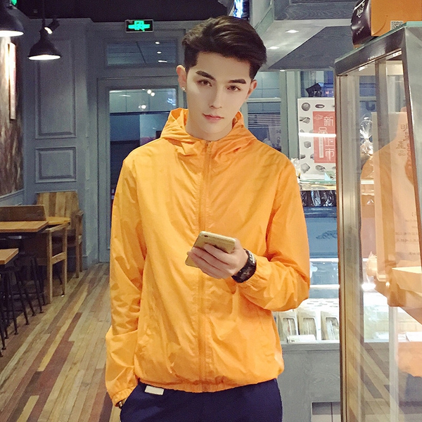 Λεπτά ανδρικά   μπουφάν  για την άνοιξη με κουκούλα άθλημα κομψή σε 10 διαφορετικά μοντέλα