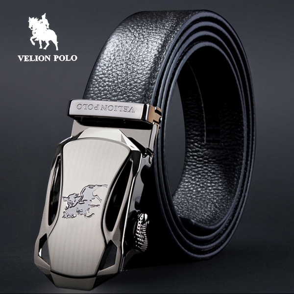 Мъжки кожен колан - два модели - черен и кафяв