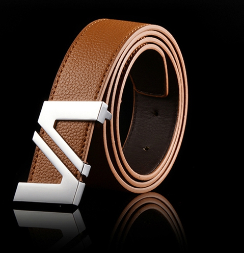 Ανδρικά ζώνες από τεχνητό δέρμα  - μαύρο, καφέ, γκρι - μήκος 110 εκατοστά, πλάτος 3,5 εκατοστά