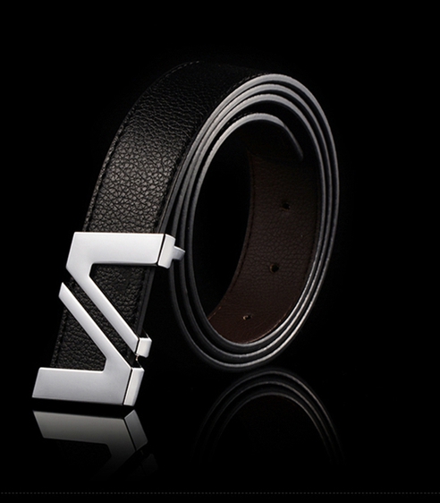 Ανδρικά ζώνες από τεχνητό δέρμα  - μαύρο, καφέ, γκρι - μήκος 110 εκατοστά, πλάτος 3,5 εκατοστά