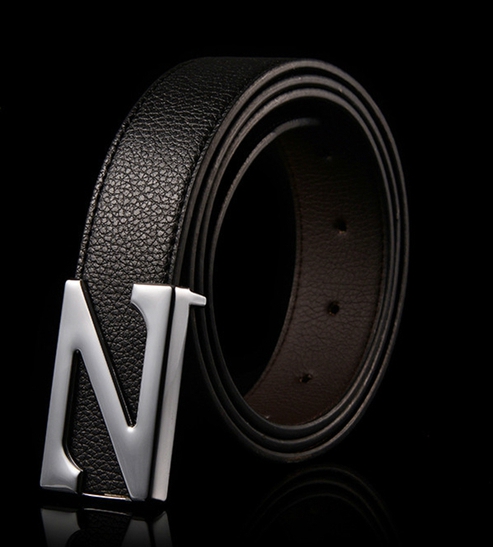 Ανδρικά ζώνες από τεχνητό δέρμα  - μαύρο, καφέ, γκρι - μήκος 110 εκατοστά, πλάτος 3,5 εκατοστά