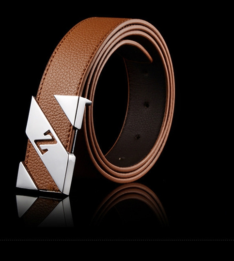 Ανδρικά ζώνες από τεχνητό δέρμα  - μαύρο, καφέ, γκρι - μήκος 110 εκατοστά, πλάτος 3,5 εκατοστά