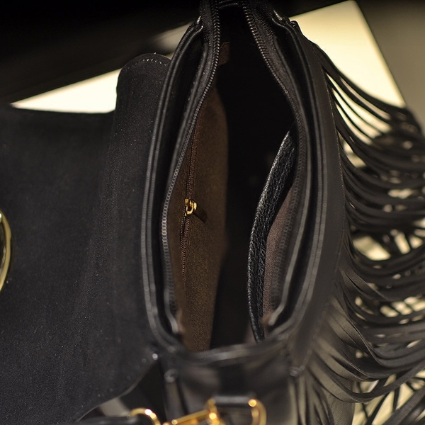 Дамска ежедневна чанта с ресни