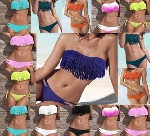 Γυναικείο μαγιό κροσσωτό