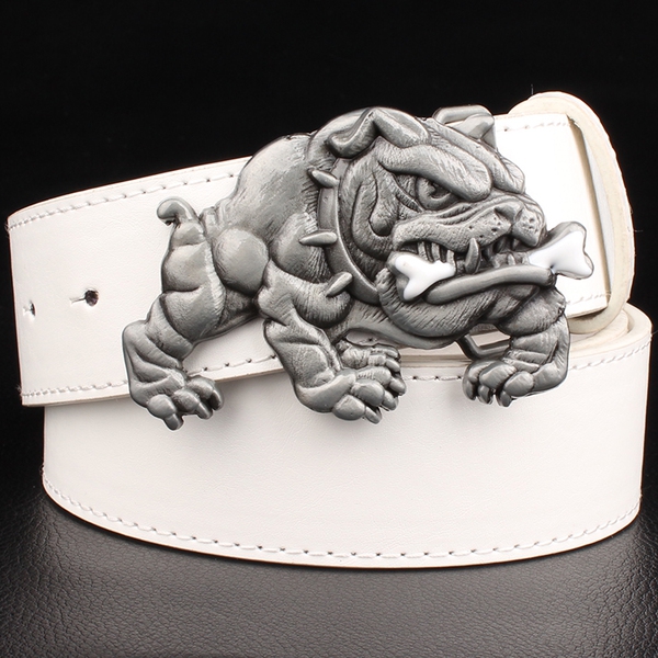 Ζώνη ομαλή πόρπη κατασκευασμένο από κράμα ψευδαργύρου - μπουλντόγκ - διάφορα κορυφαία μοντέλα