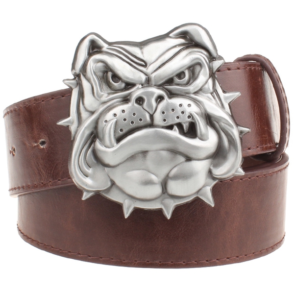 Ζώνη ομαλή πόρπη κατασκευασμένο από κράμα ψευδαργύρου - μπουλντόγκ - διάφορα κορυφαία μοντέλα