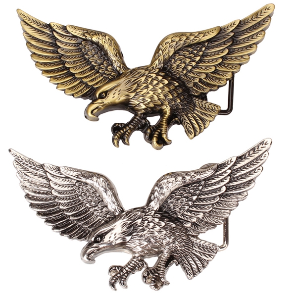 Δερμάτινη ζώνη ανδρών με αγκράφα Eagle - μια ποικιλία μοντέλων