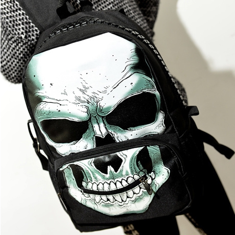 Раница с анимация на череп за мъже и жени - 2 модела