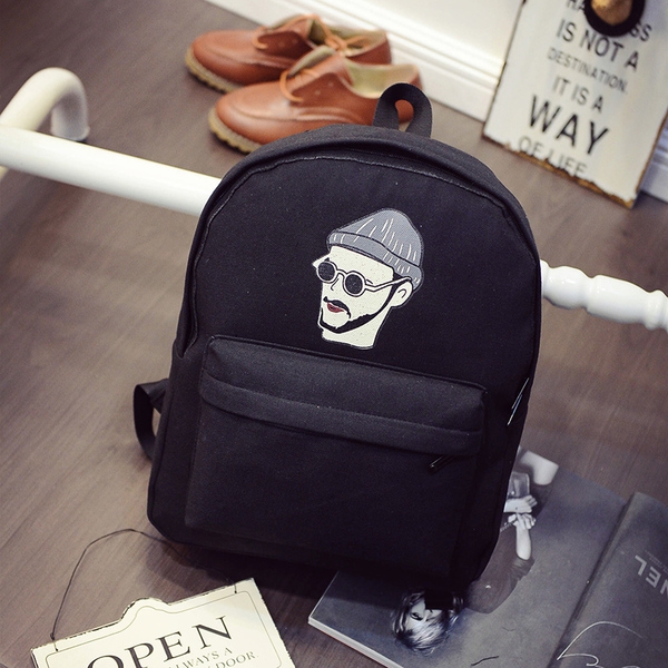 Καθημερινά  σακίδια για άνδρες και γυναίκες σε μαύρο χρώμα