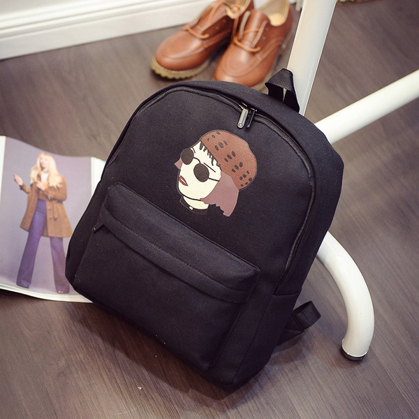 Καθημερινά  σακίδια για άνδρες και γυναίκες σε μαύρο χρώμα