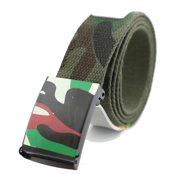 Ζώνες καμουφλάζ για τους άνδρες και τις γυναίκες - τρεις κορυφαίο μοντέλο με μήκος 110 εκατοστά