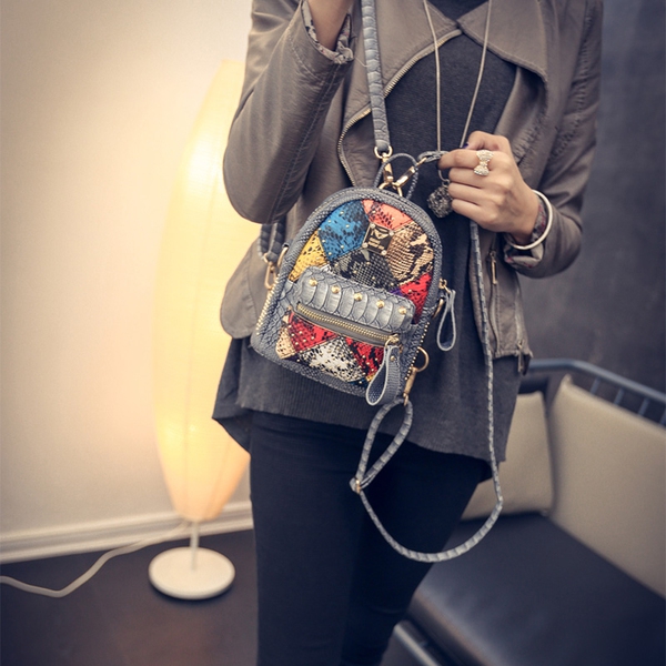 MINI μοτίβο πληγή με μακριές λαβές ιμάντα ώμου