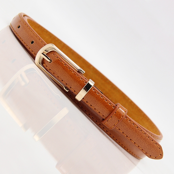 Δερμάτινες λεπτές ζώνες - 20 μοντέλα