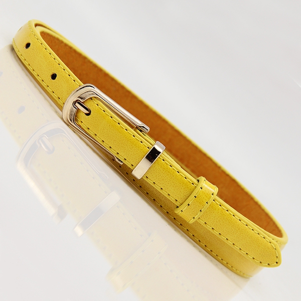 Δερμάτινες λεπτές ζώνες - 20 μοντέλα