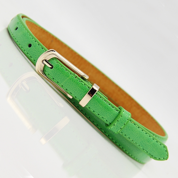 Δερμάτινες λεπτές ζώνες - 20 μοντέλα