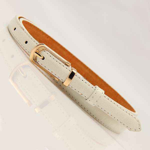 Δερμάτινες λεπτές ζώνες - 20 μοντέλα