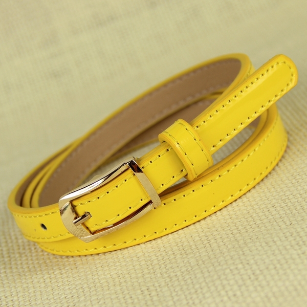 Δερμάτινες λεπτές ζώνες - 20 μοντέλα