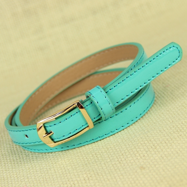 Δερμάτινες λεπτές ζώνες - 20 μοντέλα