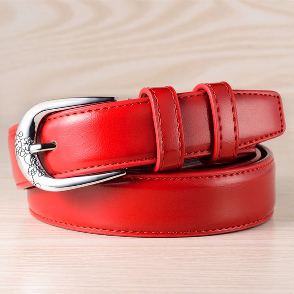 Дамски кожени колани от изкуствена кожа в няколко цвята 