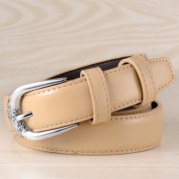 Дамски кожени колани от изкуствена кожа в няколко цвята 