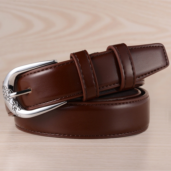 Дамски кожени колани от изкуствена кожа в няколко цвята 