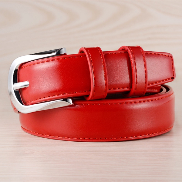 Дамски кожени колани от изкуствена кожа в няколко цвята 