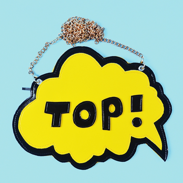 Γυναικεία τσάντα με παιχνιδιάρικο μοτίβο σε διάφορα χρώματα