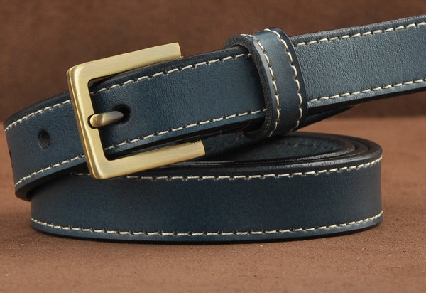 Δερμάτινες ζώνες γυναικών σε 6 μοντέλα